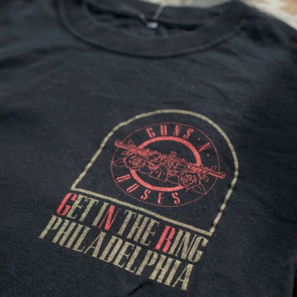 -S- GUNS N ROSES Concert T-Shirt | Philadelphia Rocky Collector Band Merchandise - Picture 4 of 4
